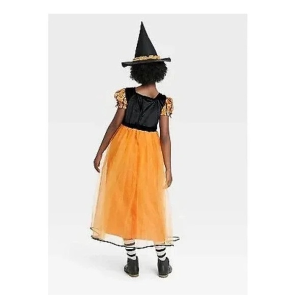 Hide and Eek orange witch costume cute halloween costume M - Picture 8 of 13